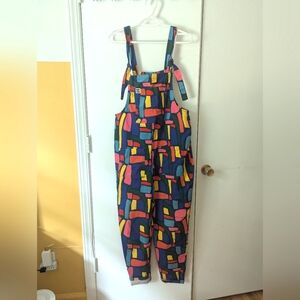 Lucy & Yak Multicolor Abstract Jumpsuit